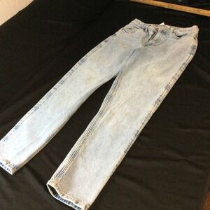H&M Mom Jeans Women's Size 4 Light Wash High Rise Denim Classic Casual